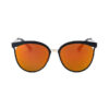 Retro solglasögon svart orange glas