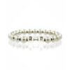Handgjort Hantel Armband Silver M. Pläterade Kopparkulor