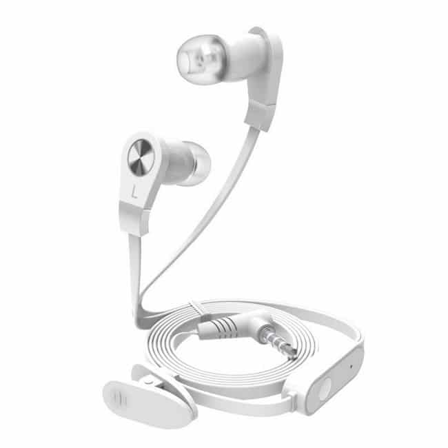 Langsdom jm02 super bass in-ear hörlurar (vit)
