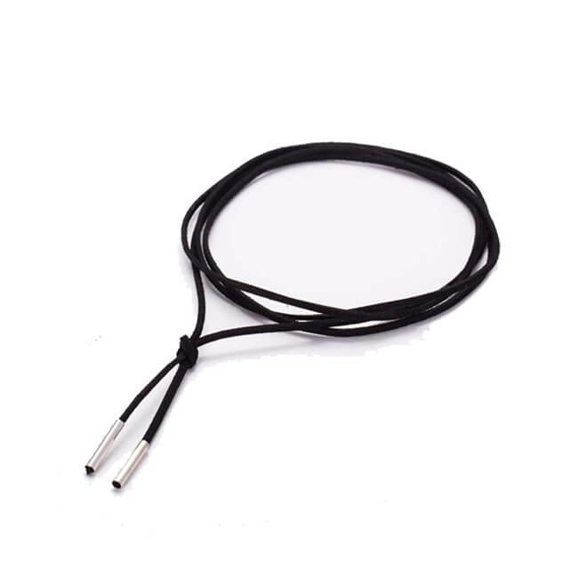 Trendigt halsband choker minimalistic casual rep svart/silver