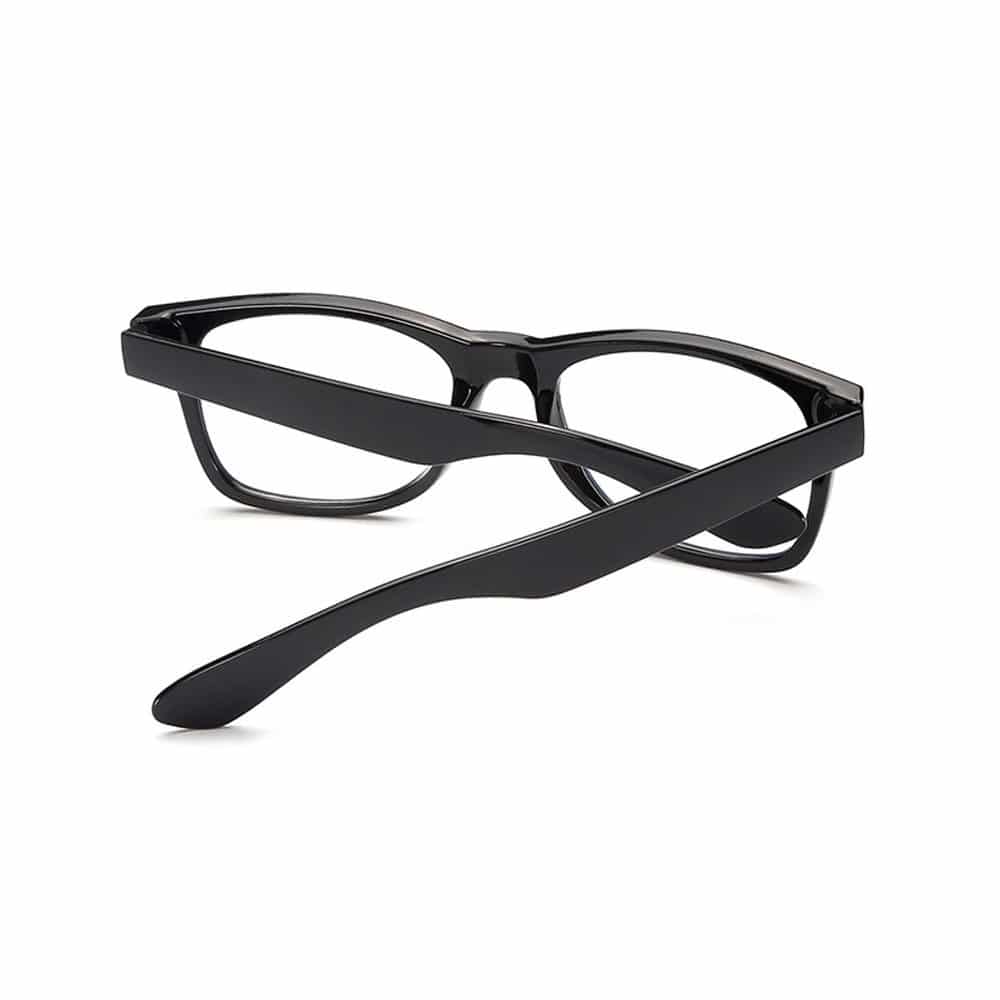 Svarta wayfarer glasögon klarglas klart glas utan styrka