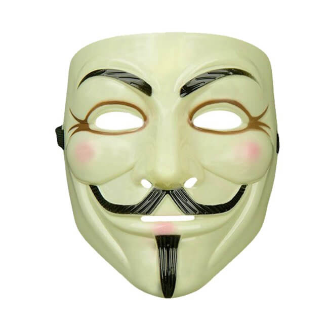 Guy fawkes / v för vendetta / anonymous mask