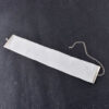 Trendigt halsband choker minimalistic casual band vit