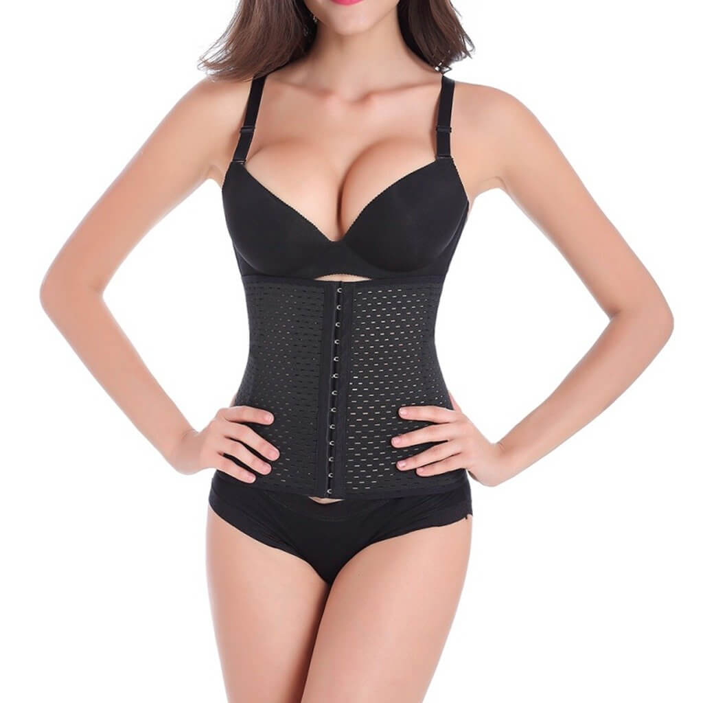 Waist trainer/shaper korsett ryggstöd för bättre hållning (m)
