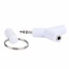 Universal Aux Splitter Adapter Nyckelring Lyssna 2 Samtidigt!