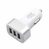 Universal Billaddare Med 3st Usb 5.1a Mobilladdare Bil