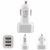Universal billaddare med 3st usb 5. 1a mobilladdare bil