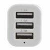 Universal billaddare med 3st usb 5. 1a mobilladdare bil