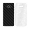 Galaxy S8 Plus Kolfiber Vinyl Skin Wrap Baksida