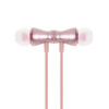 Magnetiska super bass in-ear hörlurar  kontroll (rosa)