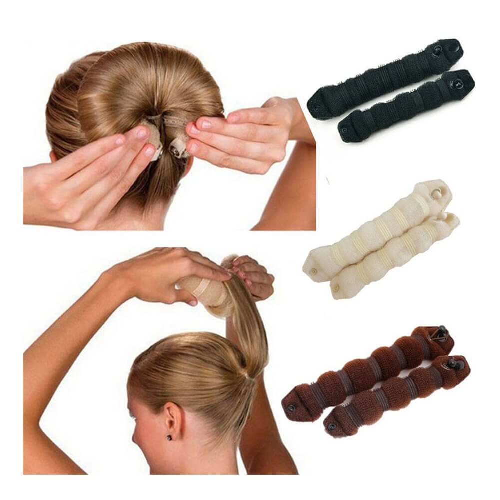 Hair bun verktyg håraccessoar för hårbulle