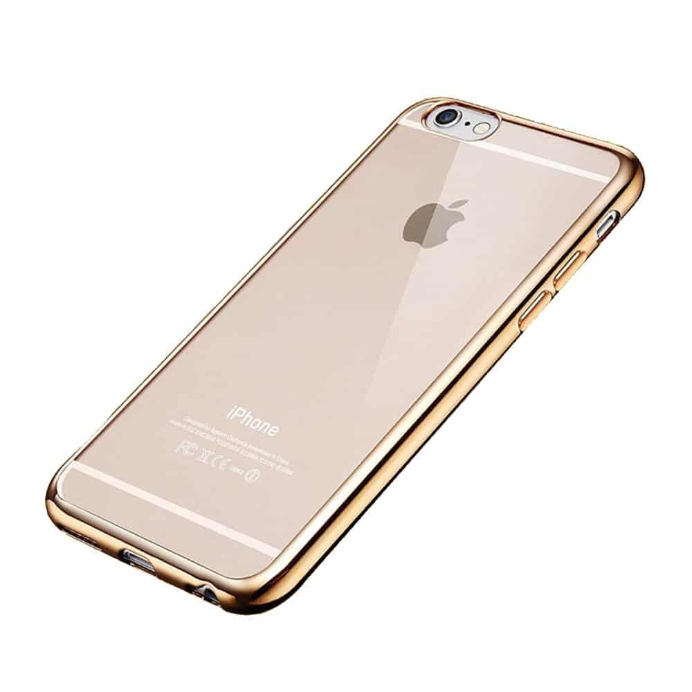 Iphone 7/8 fodral guld tpu bumper
