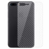Iphone 8 plus skyddsfilm för baksida kolfiber vinyl skin