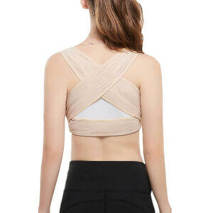 Hållningsväst Bättre Hållning Väst För Kvinnor Ryggstöd Beige