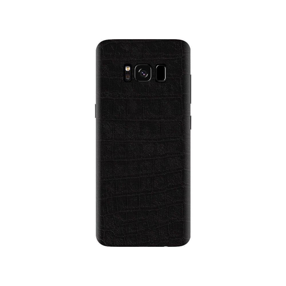 Galaxy s8 plus krokodilskinn vinyl skin wrap baksida