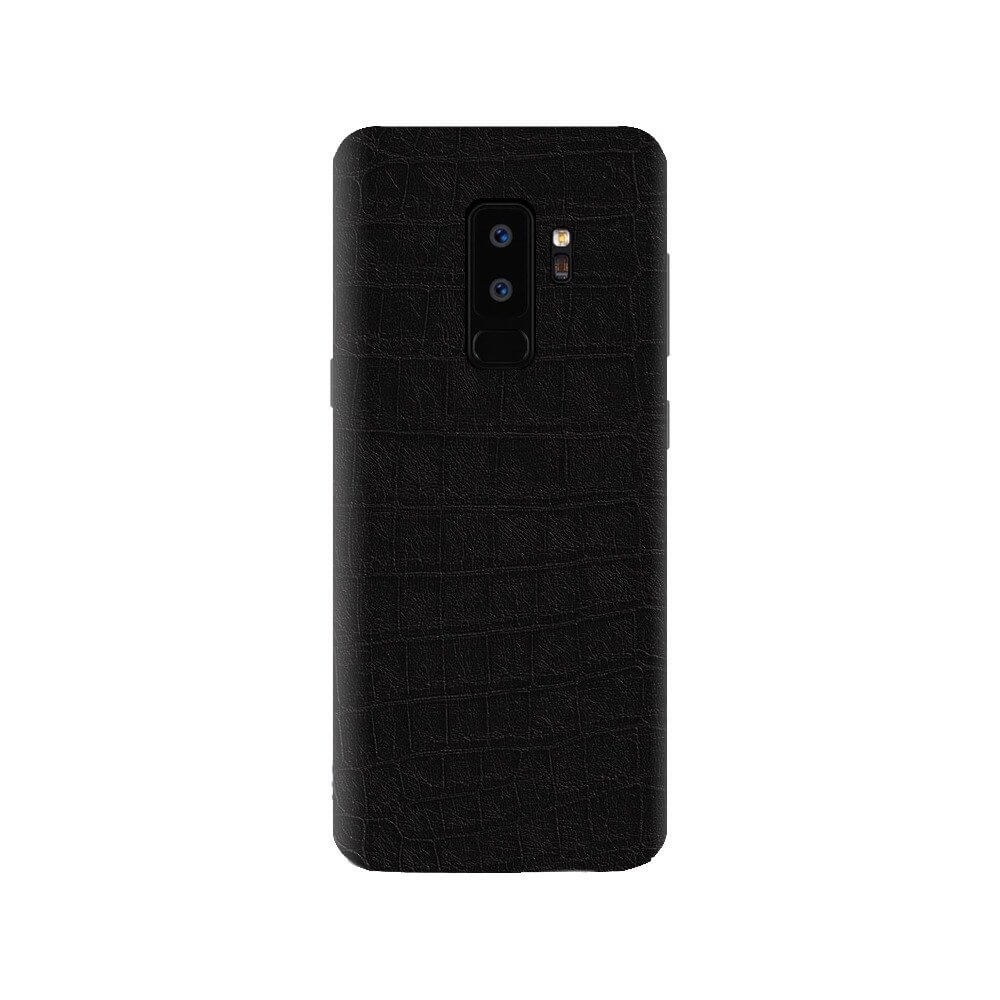 Galaxy s9 plus krokodilskinn vinyl skin wrap baksida