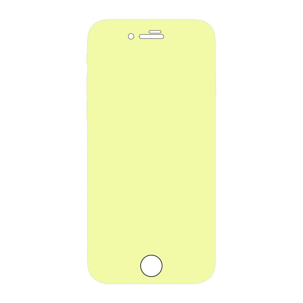 Heltäckande iphone 8 plus skärmskydd nanoedge skyddsplast