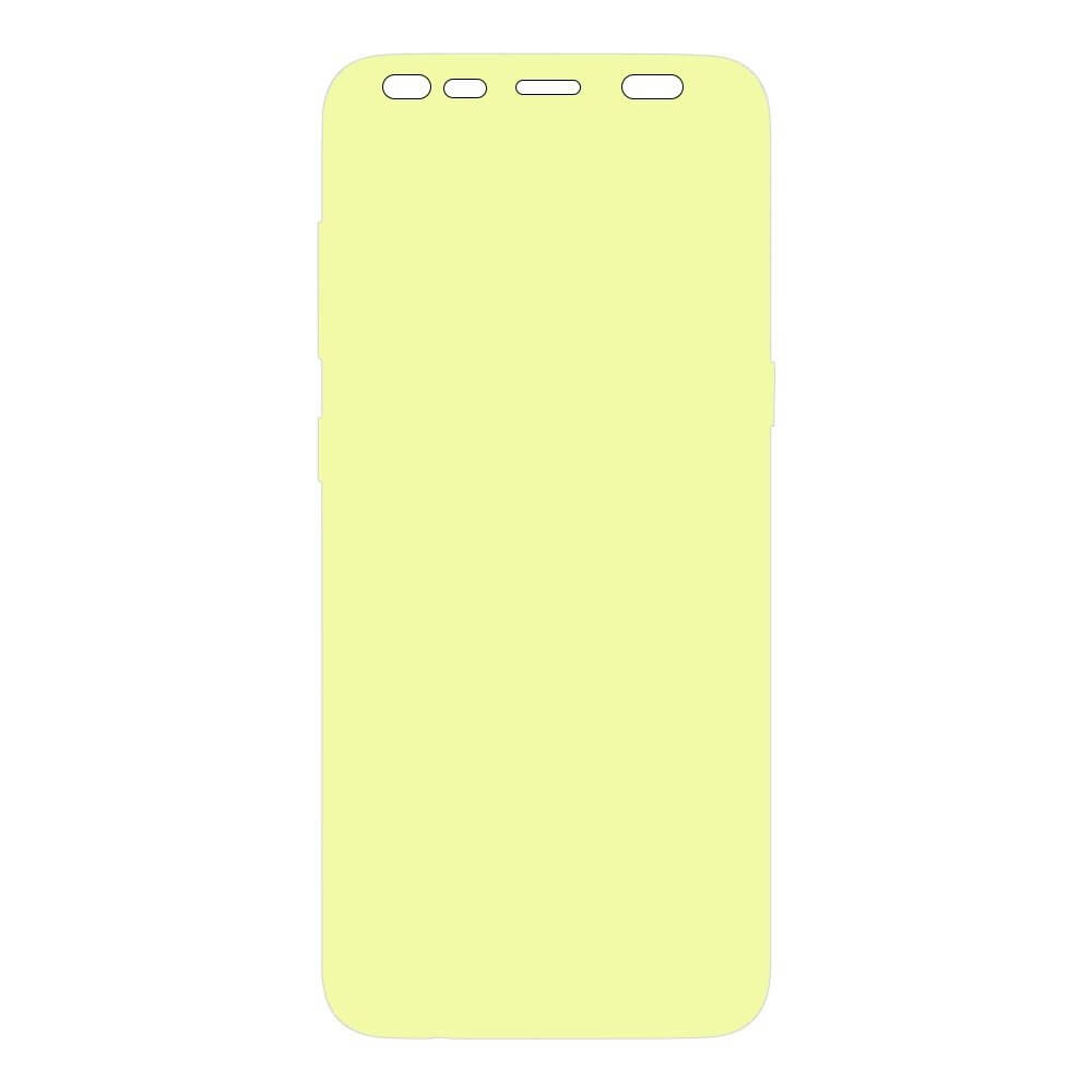 Heltäckande galaxy s8 plus skärmskydd nanoedge skyddsplast