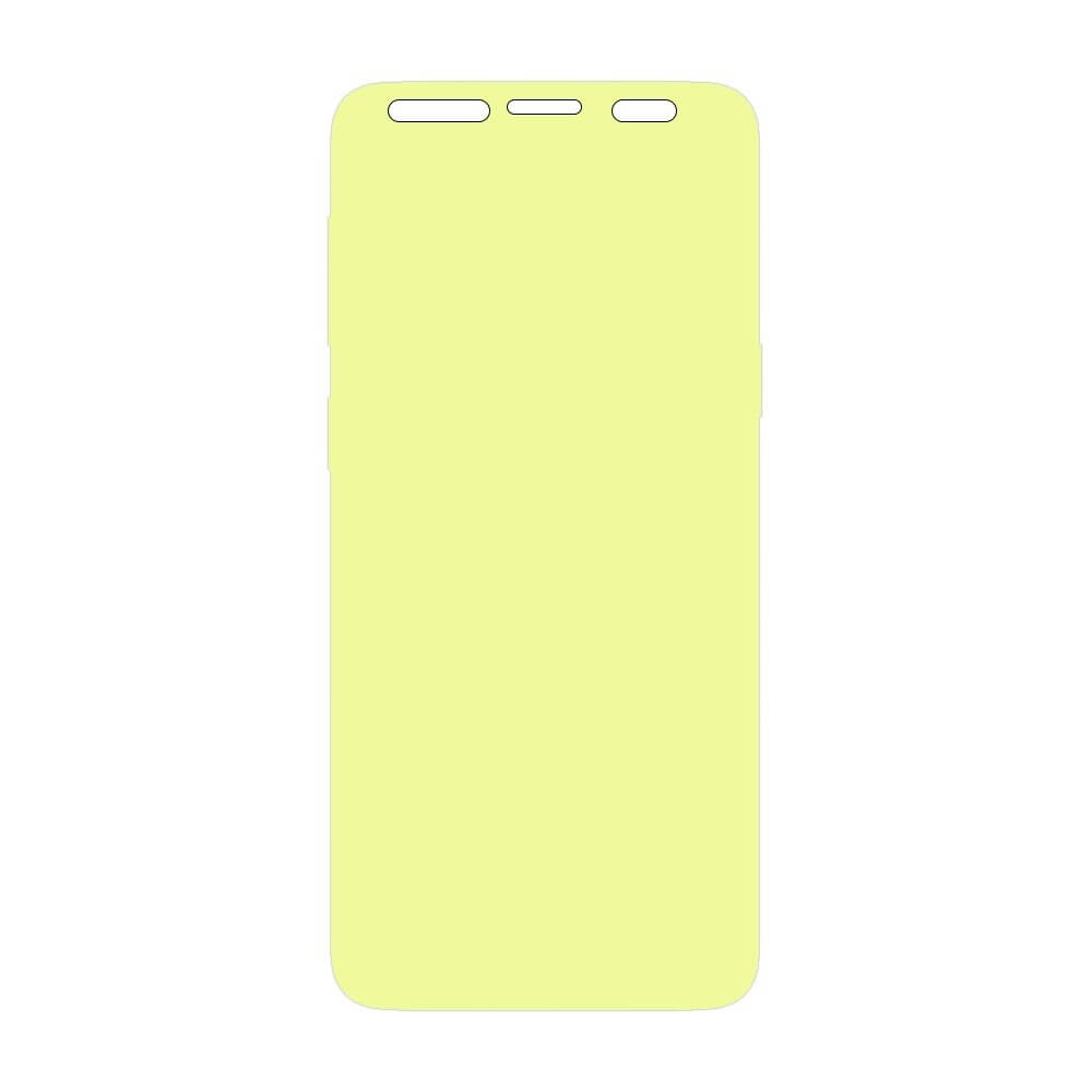 Heltäckande galaxy s9 plus skärmskydd nanoedge skyddsplast