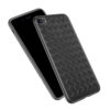 Iphone 7 8 Plus Mobilskal Flätat Svart Läder Skinn