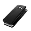Samsung galaxy s8 mobilskal svart läder skinn
