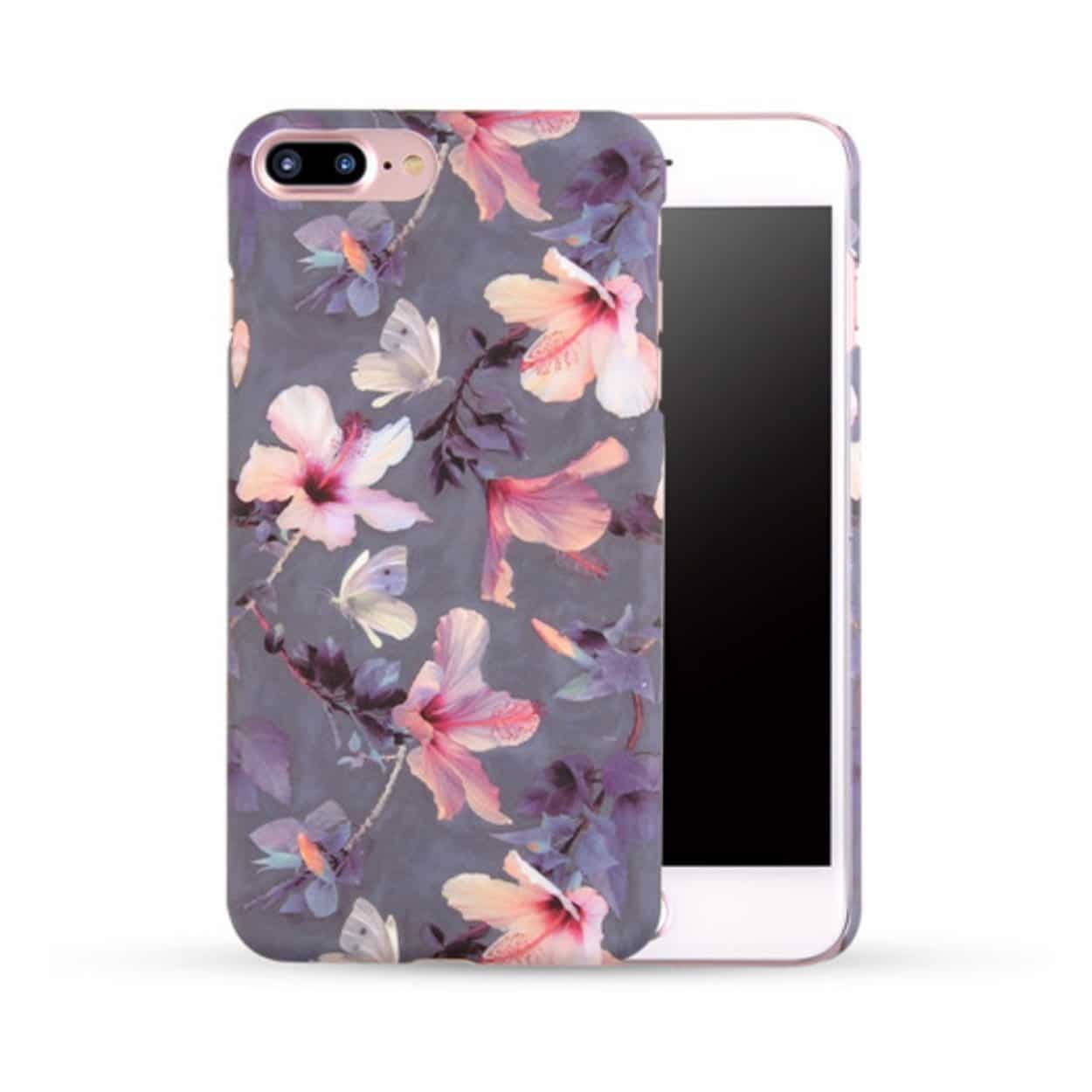 Iphone x blommigt mobilskal japansk sakura blommor