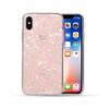 Iphone 7 8 Mobilskal Rosa Genomskinlig Diamant Mönster