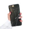 Iphone 7 8 Plus Mobilskal Svart Marmor Black Marble