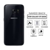 Galaxy S7 Edge Genomskinlig Vinyl Skin Wrap Baksida