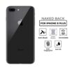 Iphone 8 plus genomskinlig vinyl skin wrap baksida