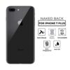 Iphone 7 plus genomskinlig vinyl skin wrap baksida