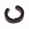 2-pack svart fake piercing öron stor ring örhänge fakepiercing