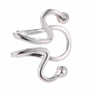 Fake helix tragus piercing öron örhänge ear cuff utan hål silver