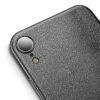 Iphone xr mobilskal svart läder skinn