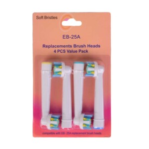 4-pack Oral-b Floss Action Eb-25a Kompatibla Tandborsthuvud