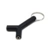 Universal aux splitter adapter nyckelring lyssna 2 samtidigt!