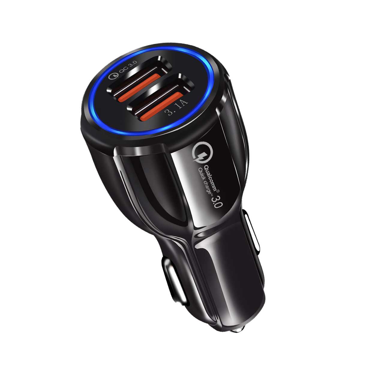 Universal billaddare quick charge 3. 0 dubbel usb 3. 1a snabbladdare