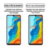 Heltäckande huawei p30 lite skärmskydd nanoedge skyddsplast