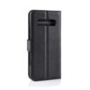 Samsung galaxy s10 plus plånboksfodral svart läder skinn fodral