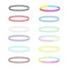 12-pack Trendiga Färgglada Choker Halsband Stretch Spets Lace