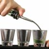 2-pack droppkork i stål silver