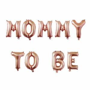 Mom To Be Ballonger Blivande Mamma Babyshower Fest