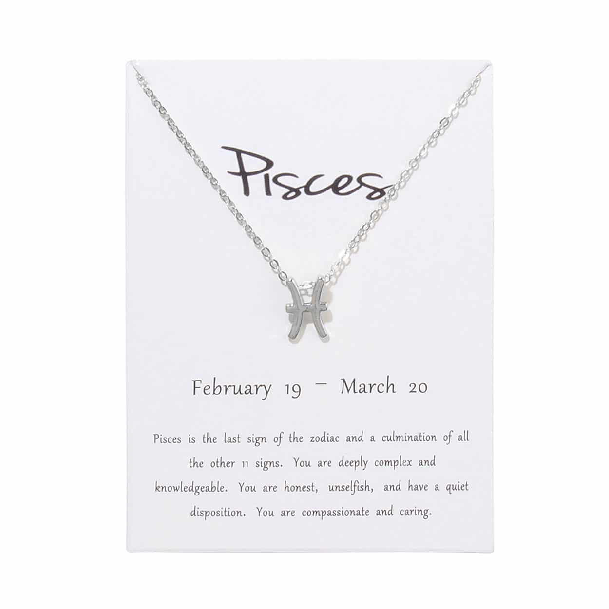 Gåvohalsband stjärntecken fiskarna pisces halsband