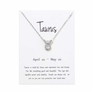 Gåvohalsband stjärntecken oxen taurus halsband