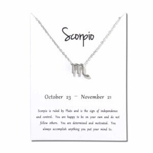 Gåvohalsband stjärntecken skorpionen scorpio halsband