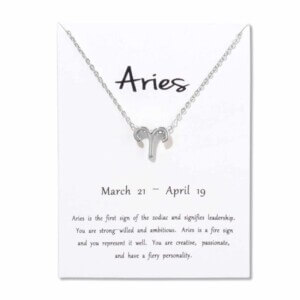 Gåvohalsband stjärntecken väduren aries halsband