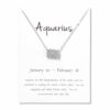 Gåvohalsband Stjärntecken Vattumannen Aquarius Halsband