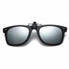 Clip-on Wayfarer Solglasögon Spegelglas För Befintliga Glasögon