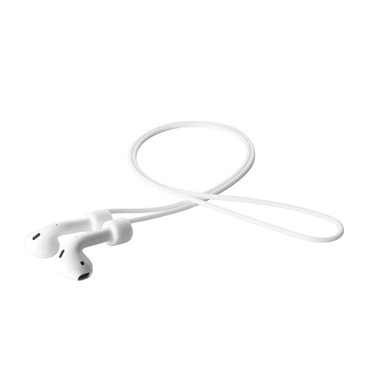 Vit airpods 1/2/pro strap halsrem snöre hänga runt halsen