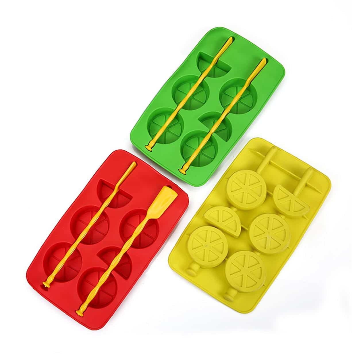 Isform bakform drinkpinne frukt is iskubsform silikon